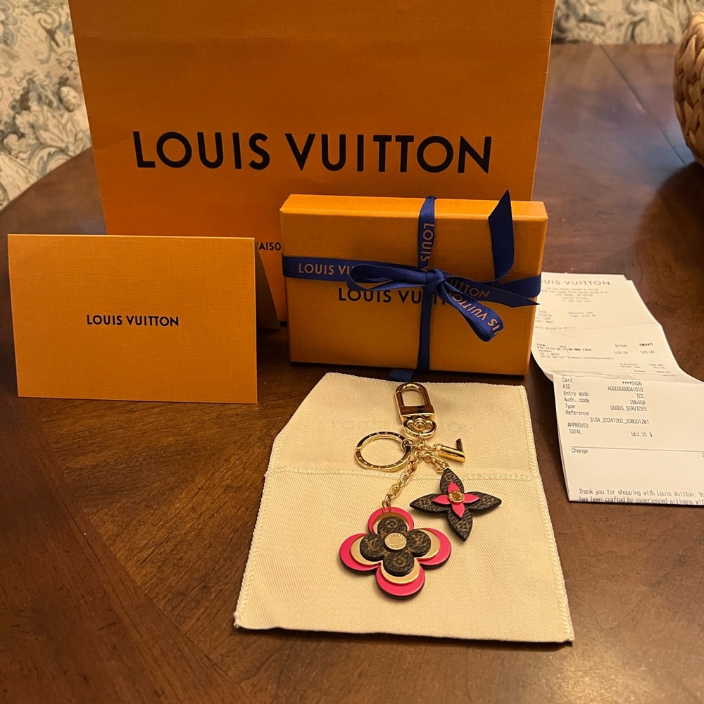 Louis Vuitton Pink Key & Card Holder